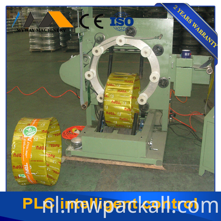 Hot Sale Tyre Wrapping Machine, industriële bandenpakket machines, China Made Band Packing Machine